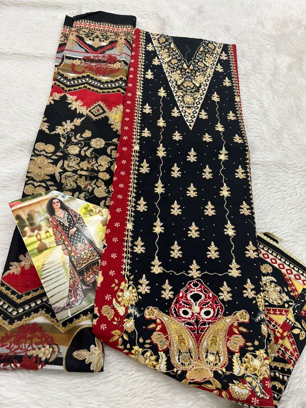 FALAH PREMIUM COTTON COLLECTION CODE 30718 BY FALAH DESIGNER SUITS